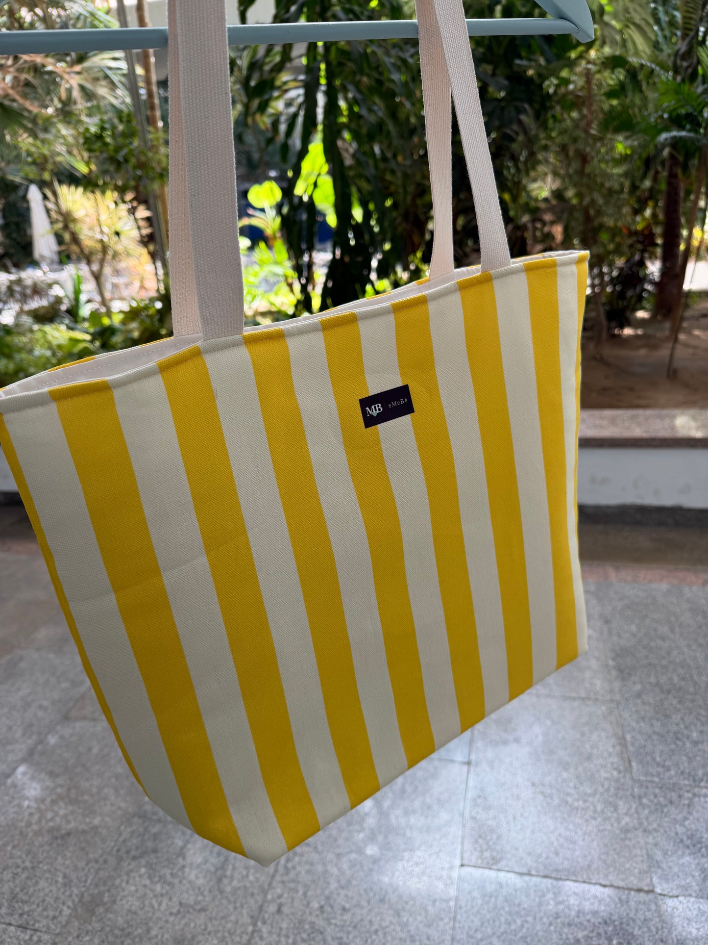 Tumbona Rayas Amarillo