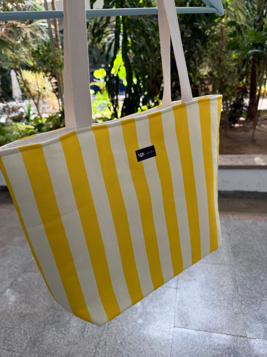 Bolso Tumbona · Rayas Amarillo