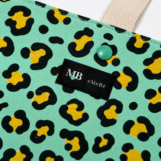 Bolso Tumbona · Leopardo Verde