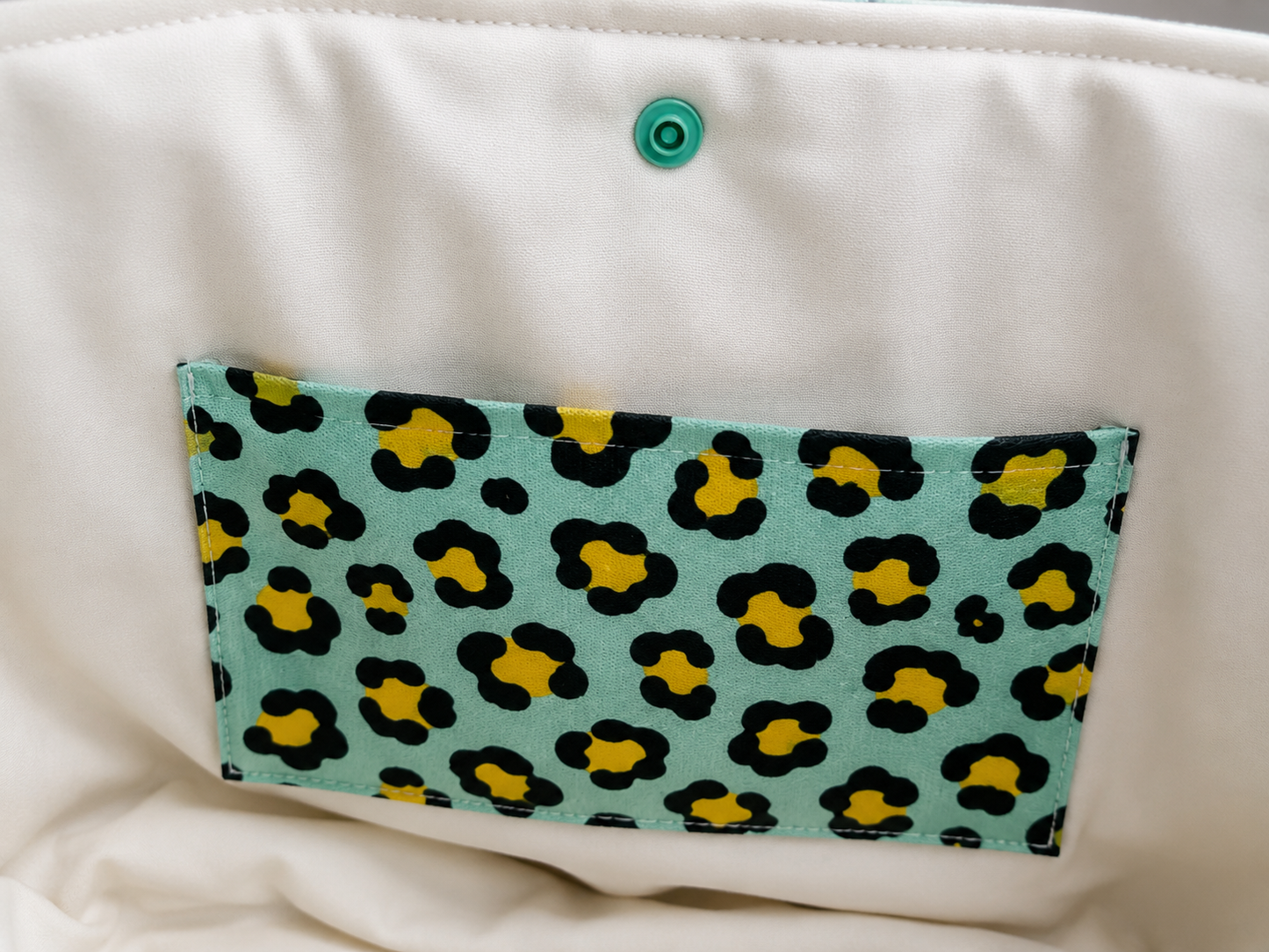 Bolso Tumbona · Leopardo Verde