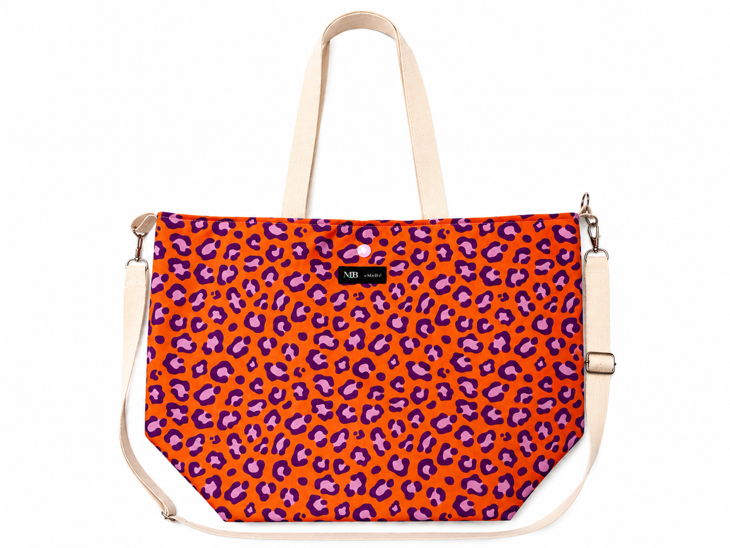 Bolso Tumbona · Leopardo Naranja